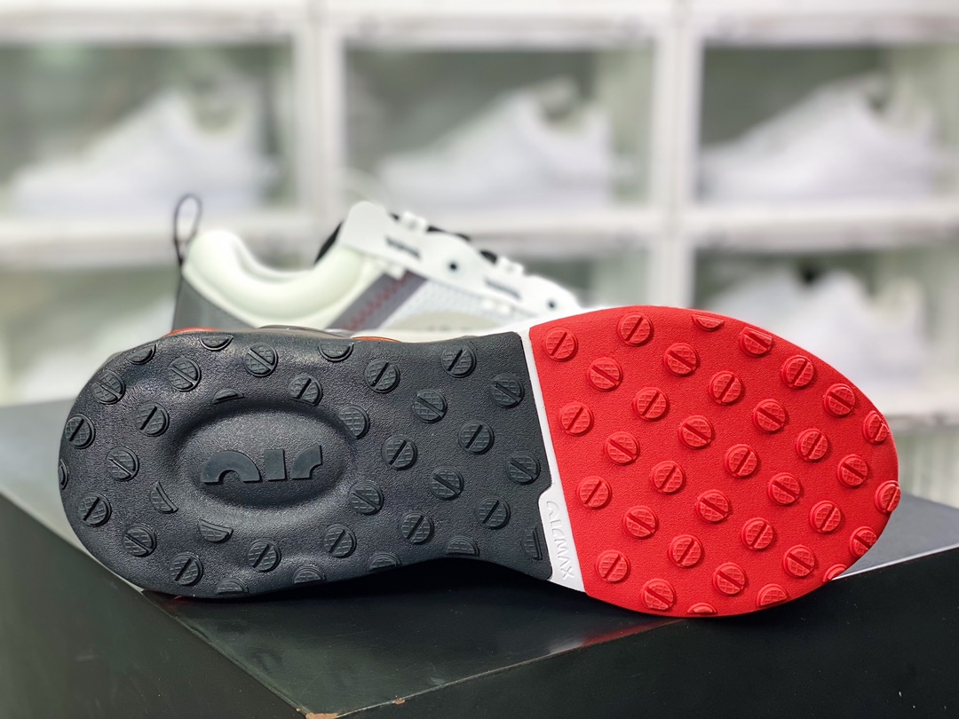 200 Air Max 2021”Beige/Dark Grey/Red”2021款大气垫低帮休闲运动慢跑鞋红DN0721-001