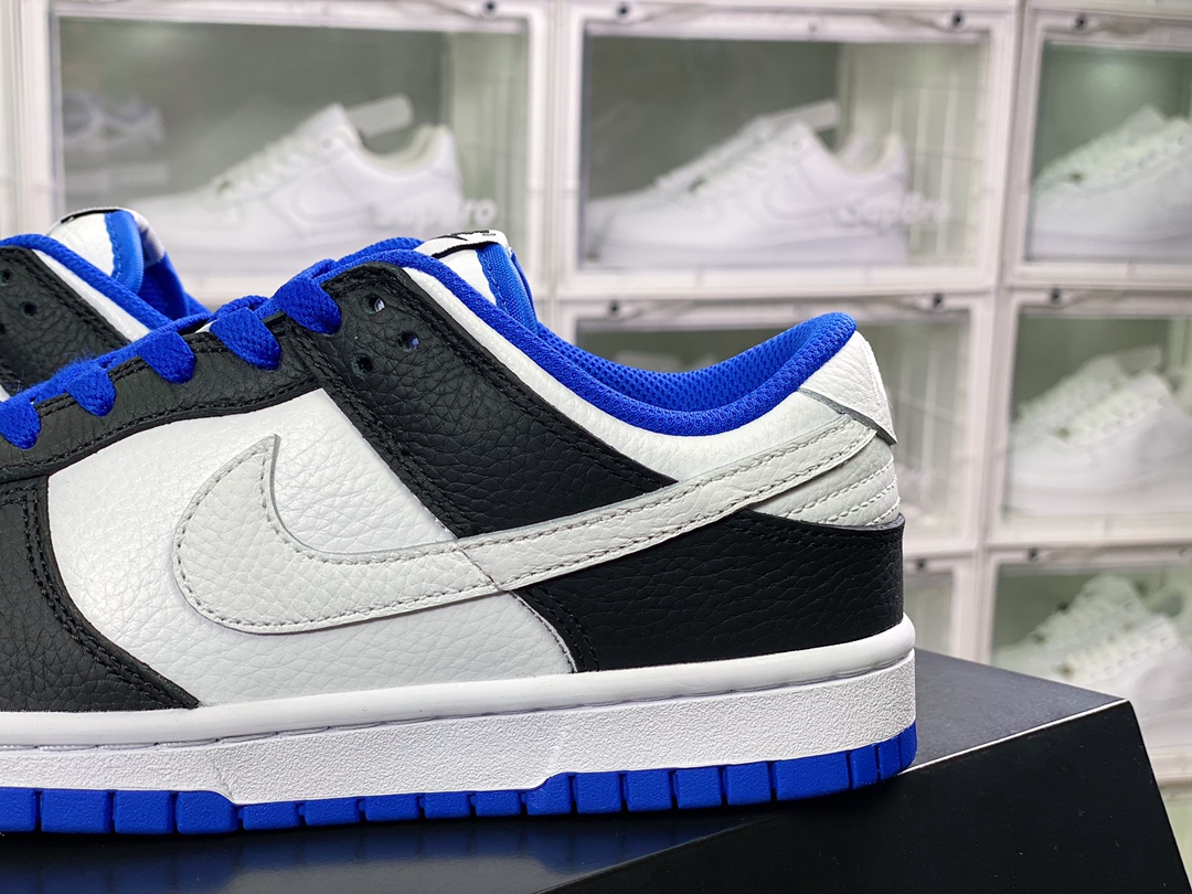 300 SB Dunk Low”White/Black/Royal”扣篮系列低帮板鞋“黑白蓝小闪电”FD9064-110