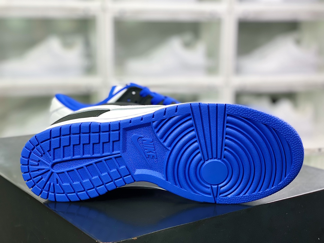 300 SB Dunk Low”White/Black/Royal”扣篮系列低帮板鞋“黑白蓝小闪电”FD9064-110