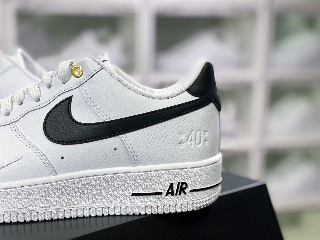 200 Air Force 1'07”40th Anniversary/White Black”空军一号经典低帮百搭休闲运动板鞋DQ7658-100