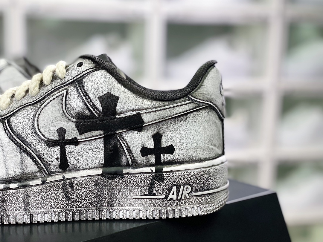 380  Air Force 1'07 Low”White/Blue/Chrome Hearts”空军一号经典低帮百搭休闲运动板鞋CW2288-111