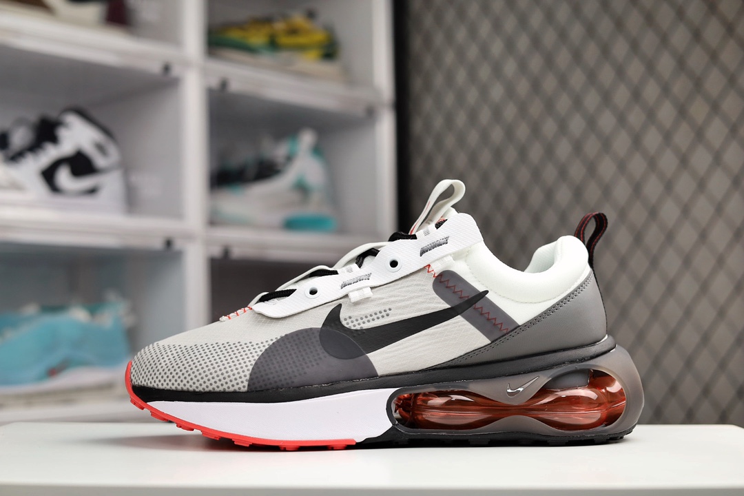 H0 Nk Air Max 2021 耐克新款气垫缓震跑鞋 鞋款足底和空心泡沫中底 搭载新型 Air 缓震装置。脚感更轻、更柔软。