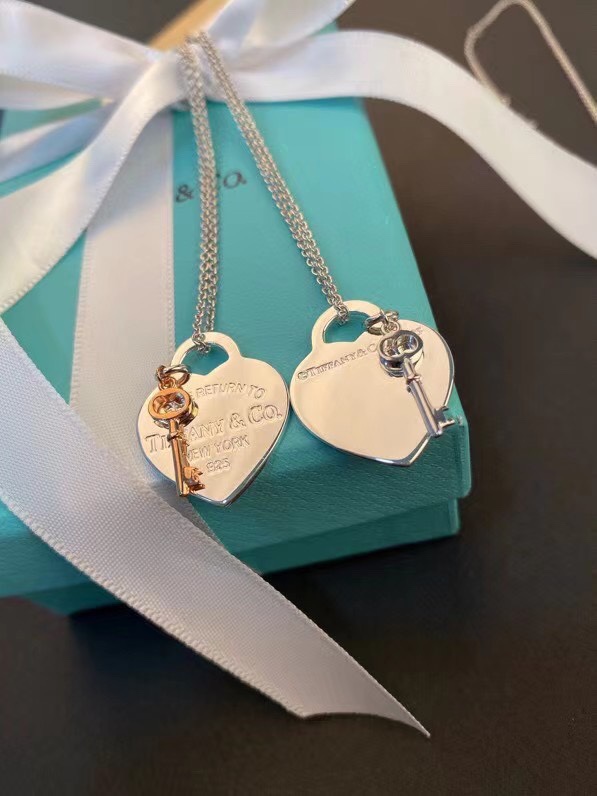 Tiffany & Co. Tiffany蒂芙尼项链 爱心牌钥匙项链心形吊坠礼物