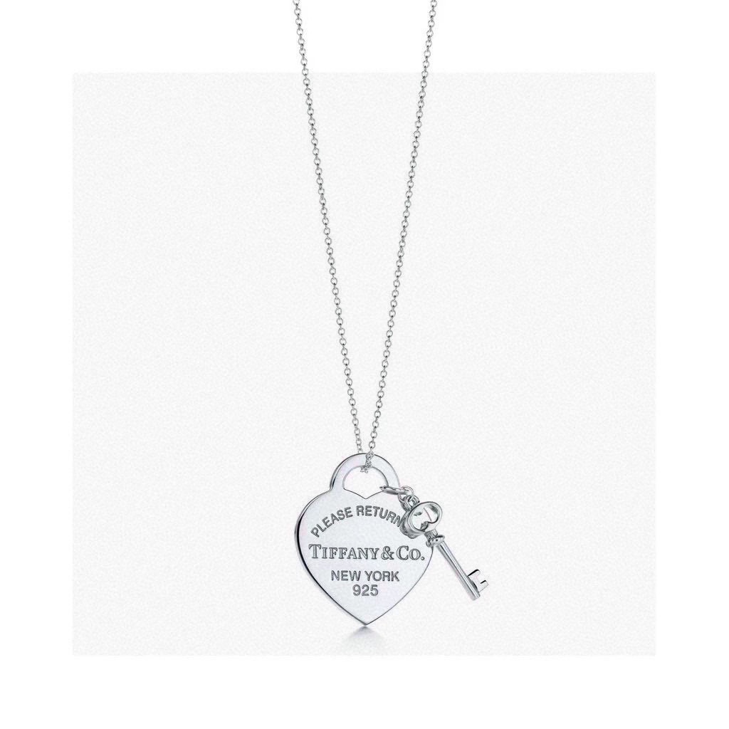 Tiffany & Co. Tiffany蒂芙尼项链 爱心牌钥匙项链心形吊坠礼物