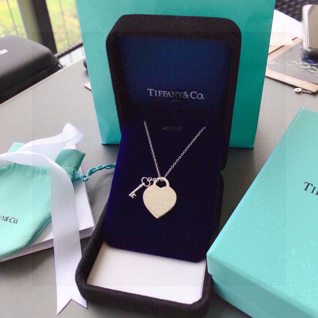 Tiffany & Co. Tiffany蒂芙尼项链 爱心牌钥匙项链心形吊坠礼物