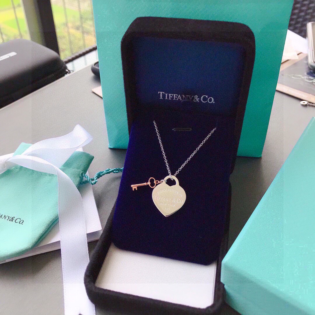 Tiffany & Co. Tiffany蒂芙尼项链 爱心牌钥匙项链心形吊坠礼物