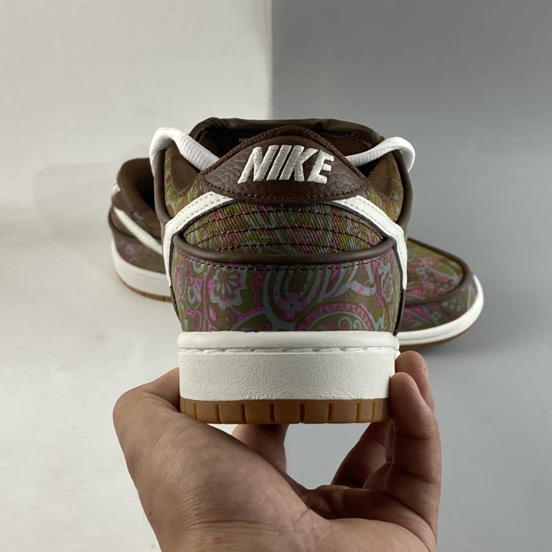 P300 Nike SB Dunk Low ” Paisley ” 棕白腰果花 撕撕乐 低帮运动休闲板鞋 DH7534-200