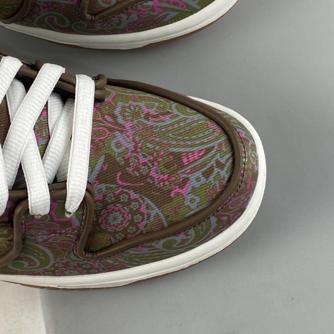 P300 Nike SB Dunk Low ” Paisley ” 棕白腰果花 撕撕乐 低帮运动休闲板鞋 DH7534-200