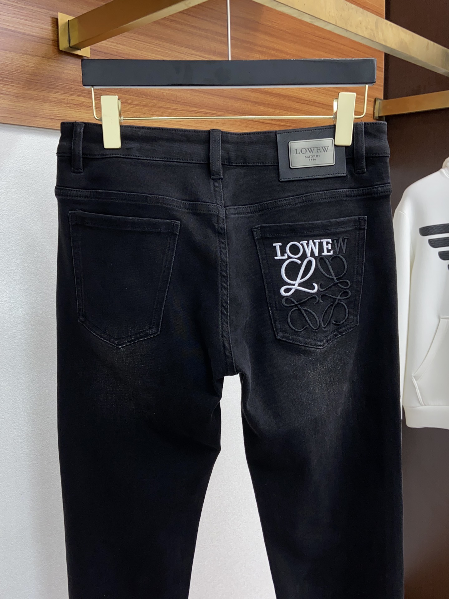 LOWE*罗意威 22ss秋冬最新款男士小直筒牛仔裤