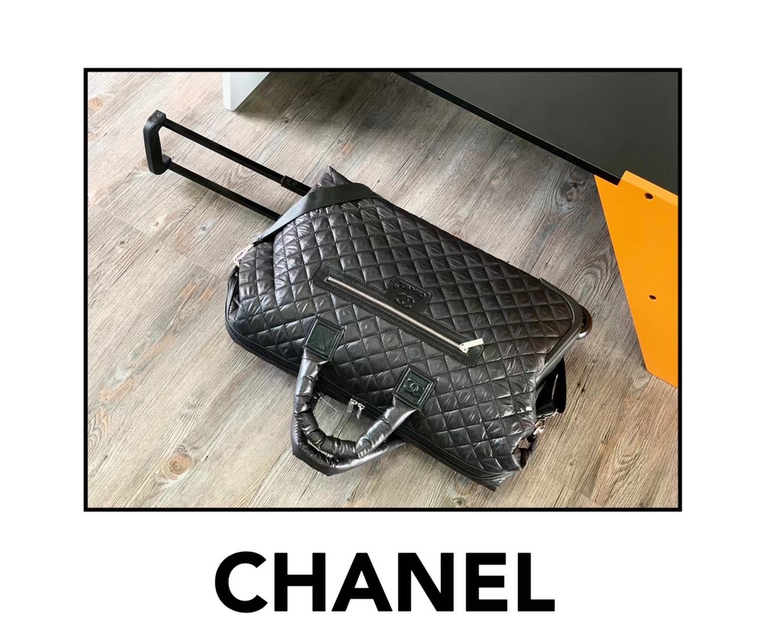 Chanel Traveler Box: Classic Nylon Pole Box for Convenient Travel Shopping