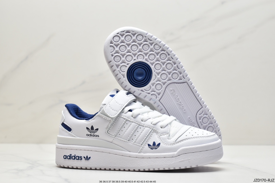 Adidas clover Originals Forum 84 Low Rome series Velcro low help retro lace-up all-match casual sports shoes GW8725