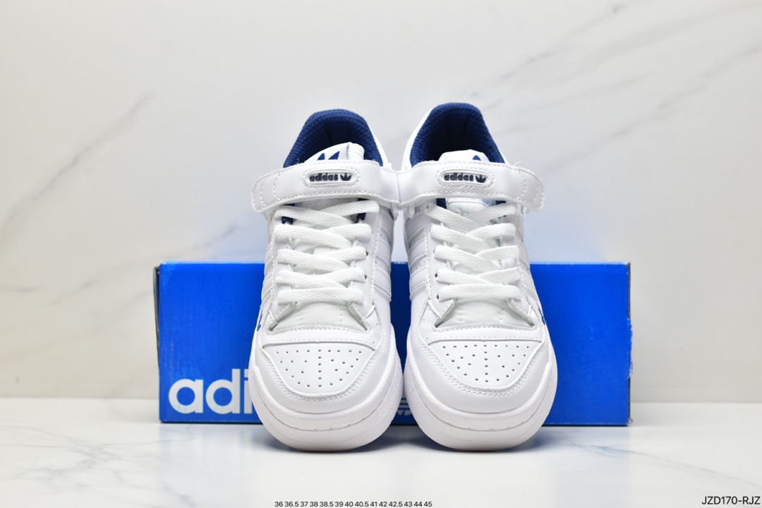 Adidas clover Originals Forum 84 Low Rome series Velcro low help retro lace-up all-match casual sports shoes GW8725