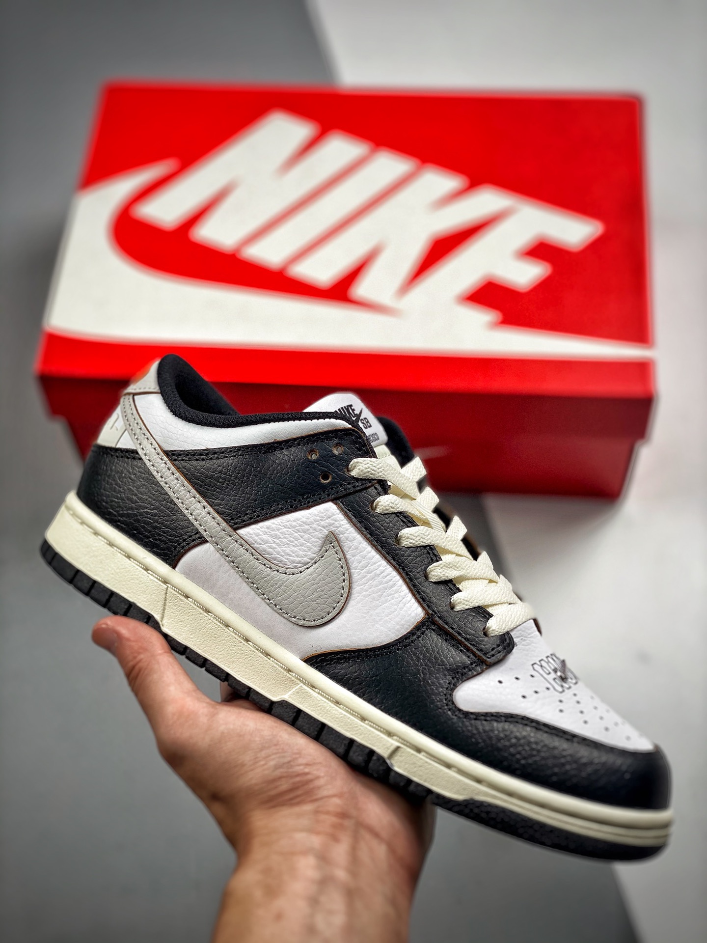 Núcleo 5 Nk Dunk SB Low Marrón Hebilla de zapato dorada Producción original de fábrica grande Fotografía real primer la…