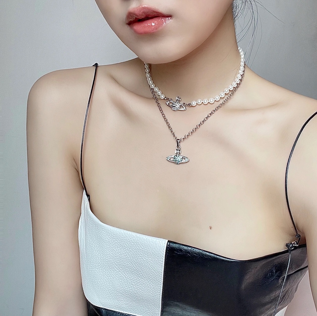 비비안웨스트우드 메시 세트 목걸이 상세 이미지 3