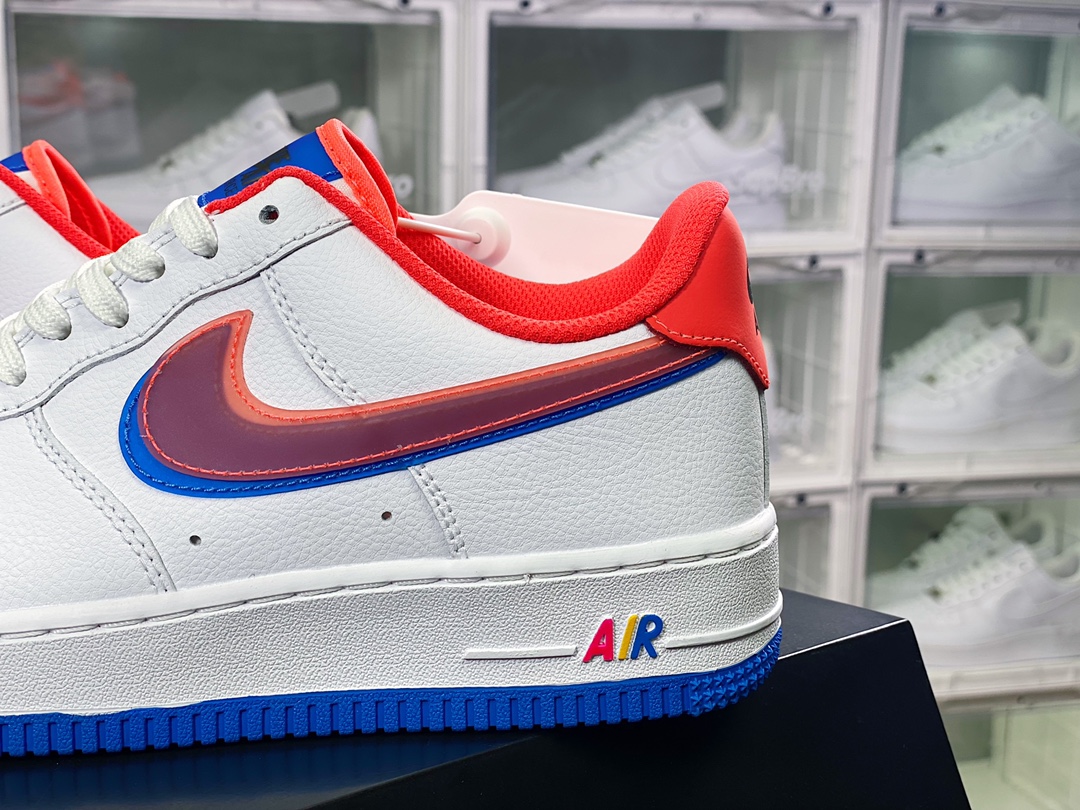 200  Air Force 1 '07 Low”White/Red/Blue”空军一号经典低帮百搭休闲运动板鞋DA3039-623