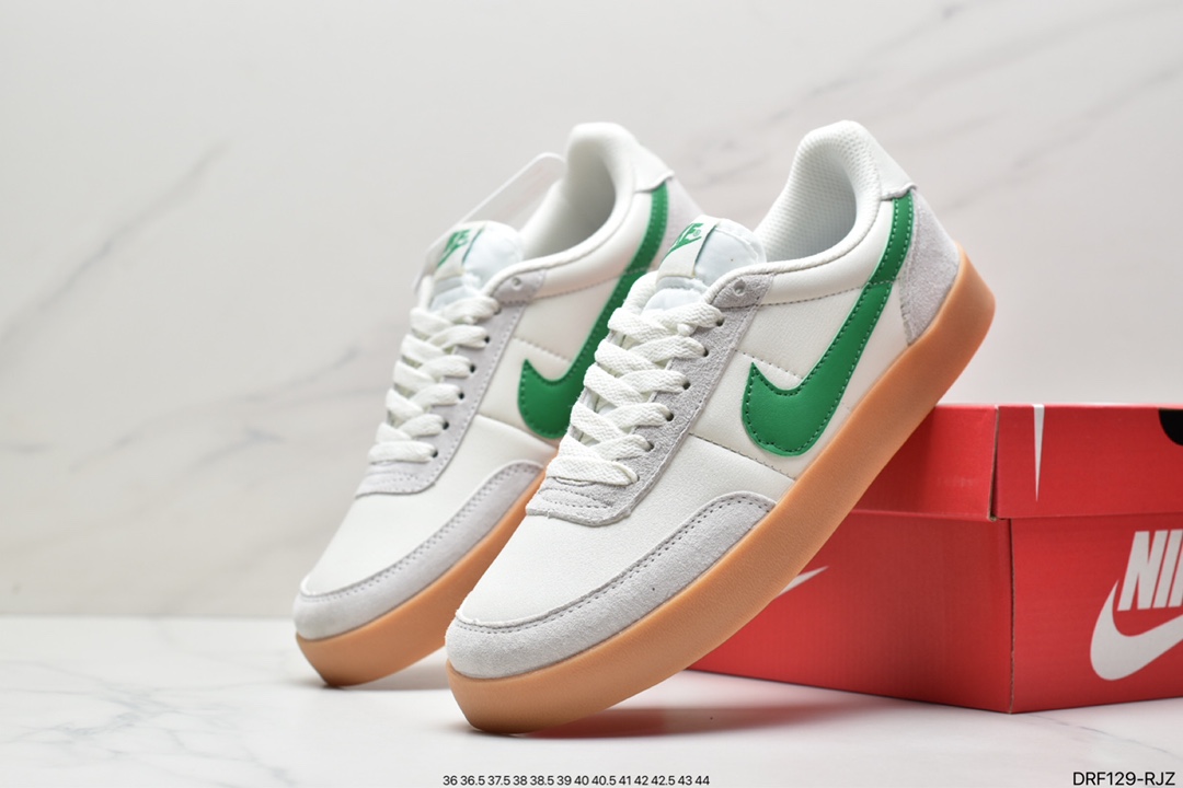 115 耐克板鞋 生胶米白绿色 复古板鞋J.Crew x Nike 联名 Killshot II Leather 432997-111