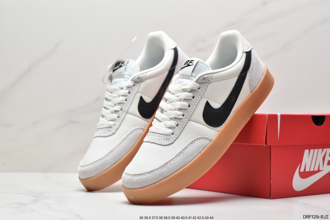 115 耐克板鞋 生胶米白绿色 复古板鞋J.Crew x Nike 联名 Killshot II Leather 432997-111
