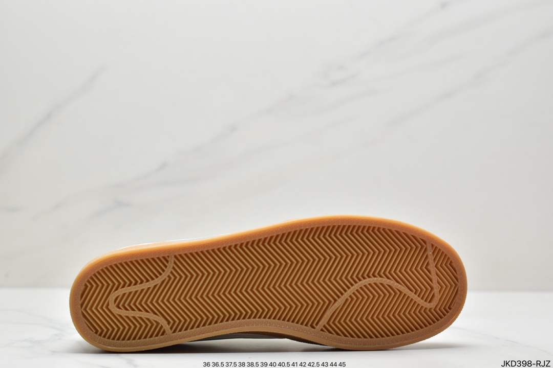 160 耐克板鞋 生胶米白绿色 复古板鞋J.Crew x Nike 联名 Killshot II Leather 采用米白色皮革制作鞋身432997-126