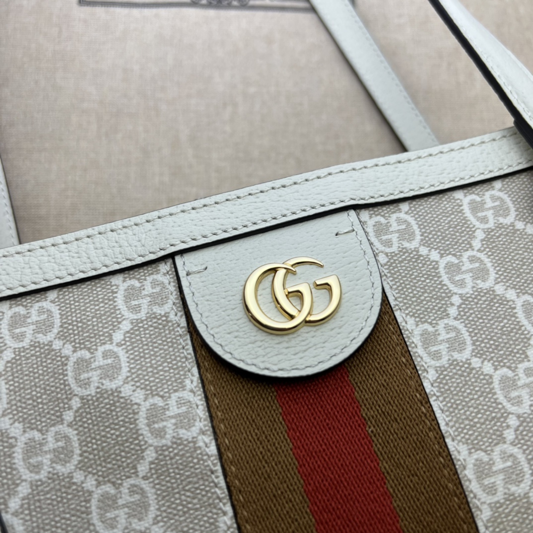 GUCCI古驰Ophidia系列织带中号托特包631685