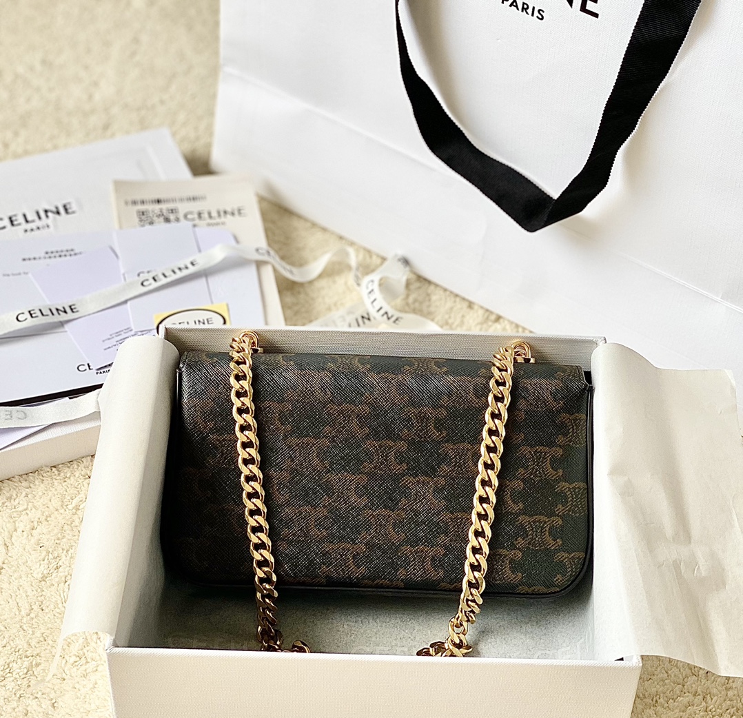 CELINE赛琳最新经典款链条腋下包197992