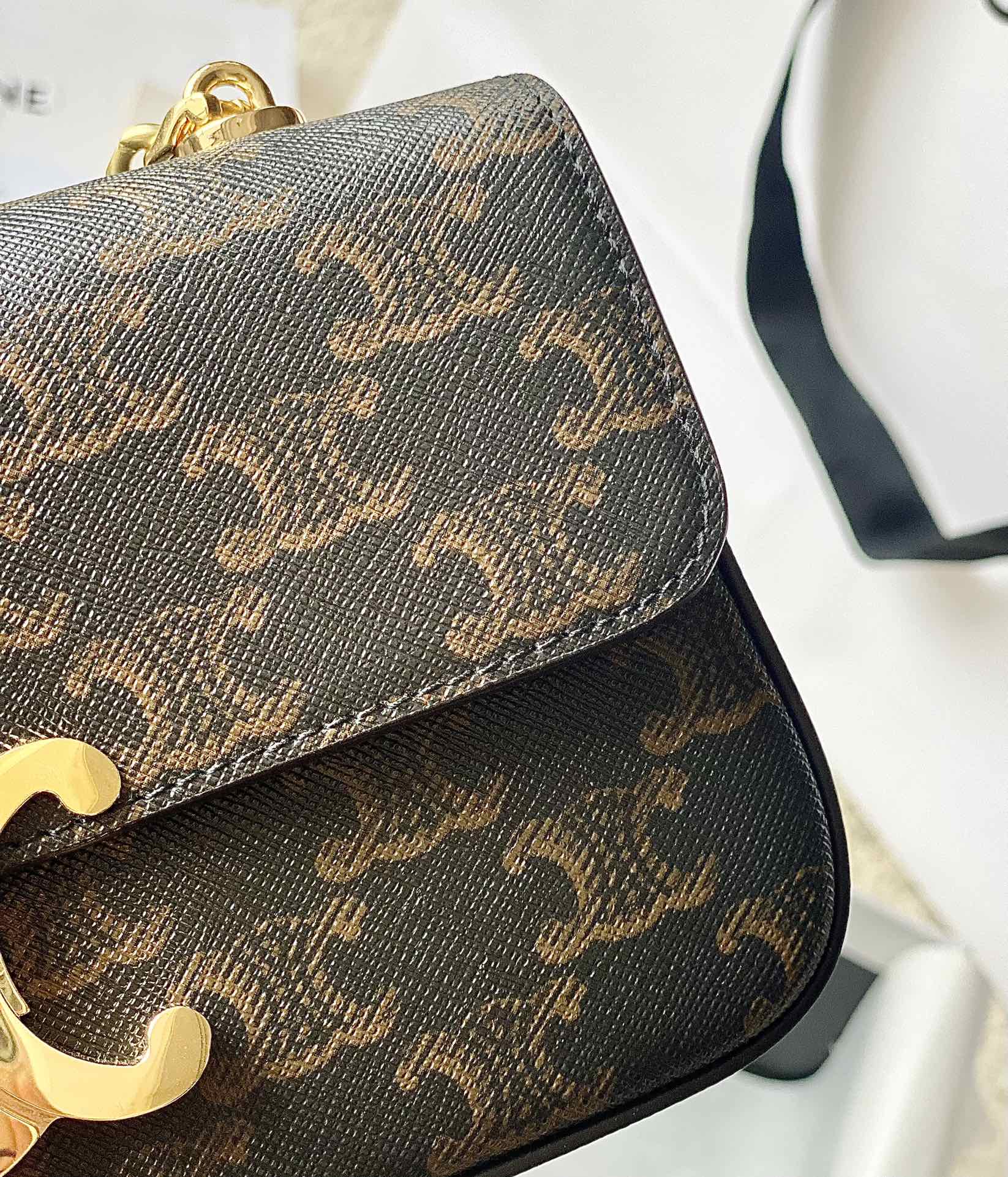 CELINE赛琳最新经典款链条腋下包197992