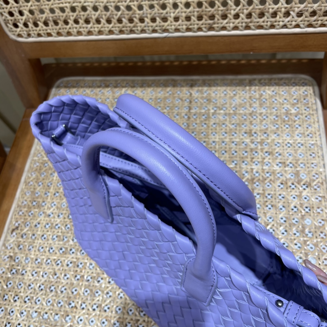 Bottega Veneta MINI CABAT 20CM BAG 709464紫藤色