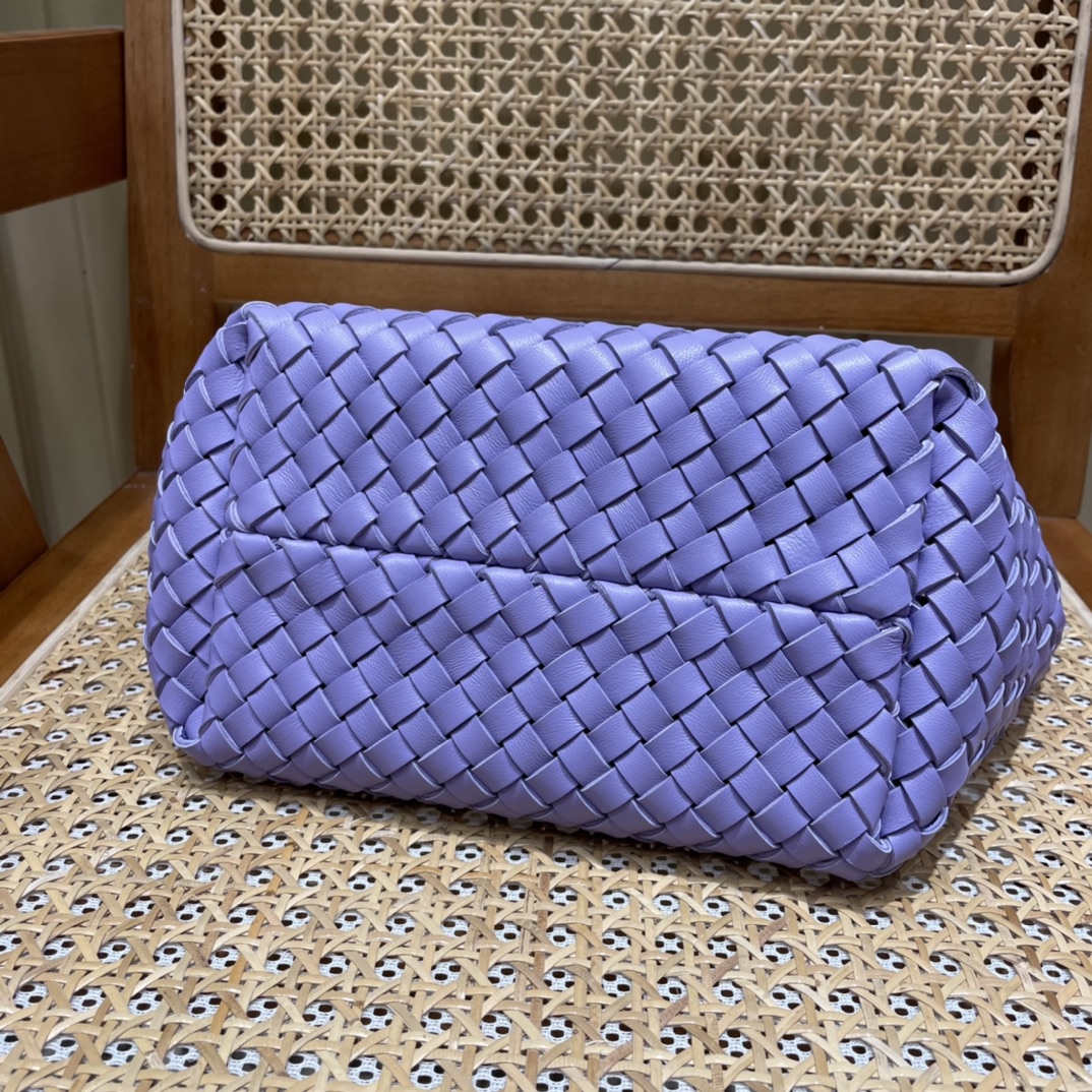 Bottega Veneta MINI CABAT 20CM BAG 709464紫藤色