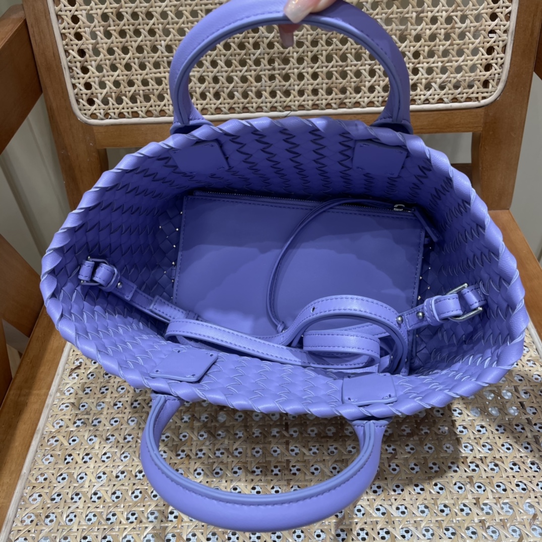 Bottega Veneta MINI CABAT 20CM BAG 709464紫藤色