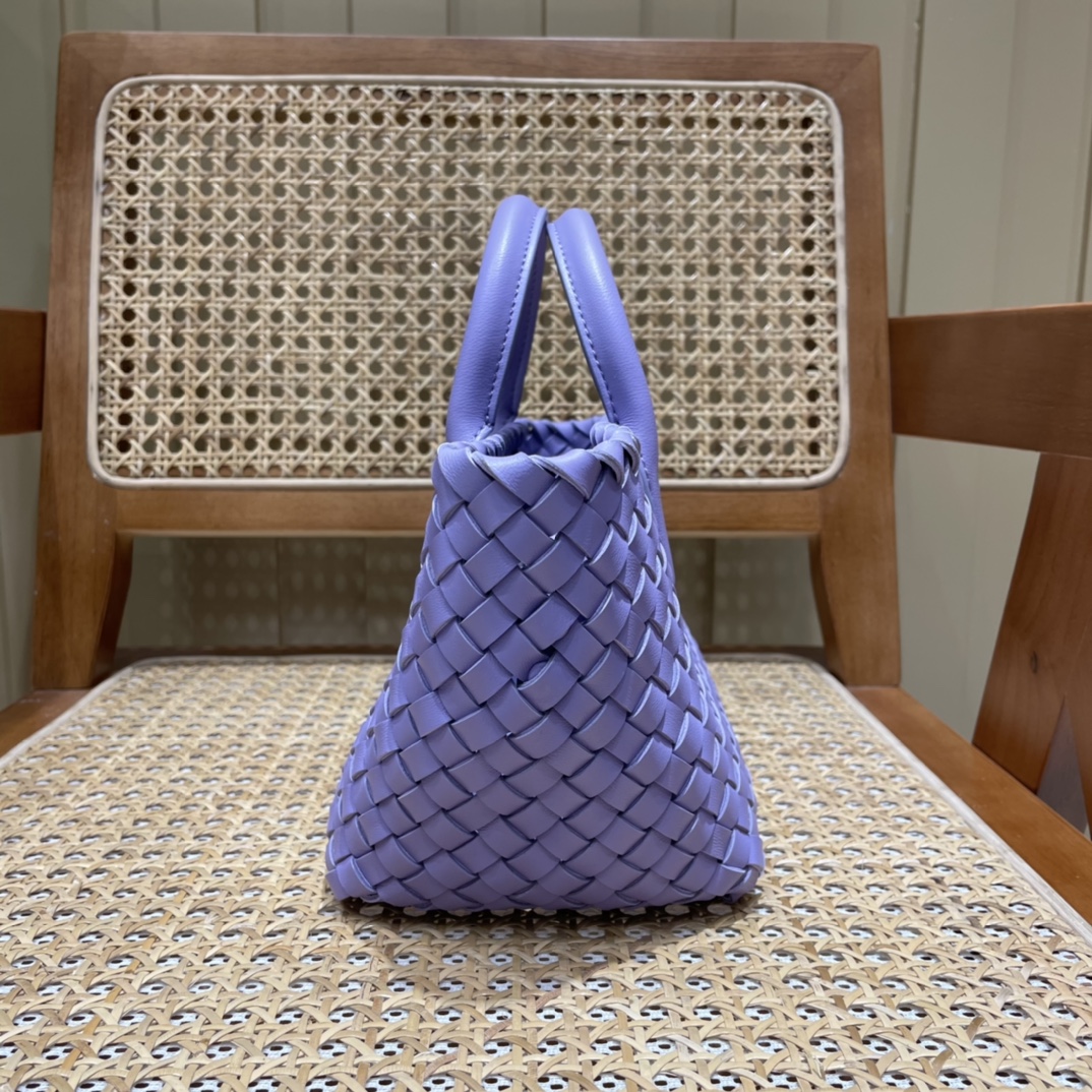 Bottega Veneta MINI CABAT 20CM BAG 709464紫藤色