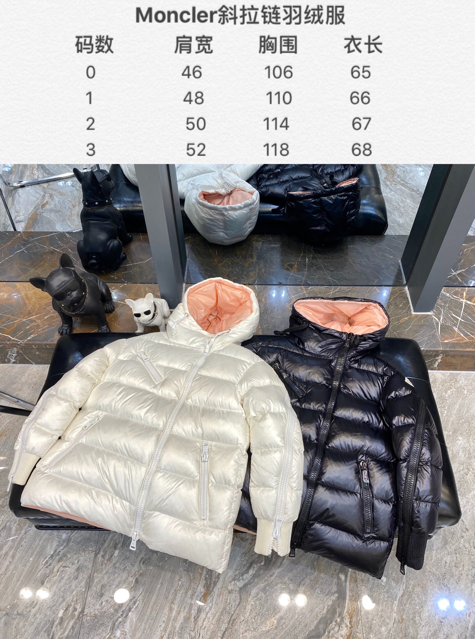 Size chart Two colors available❗