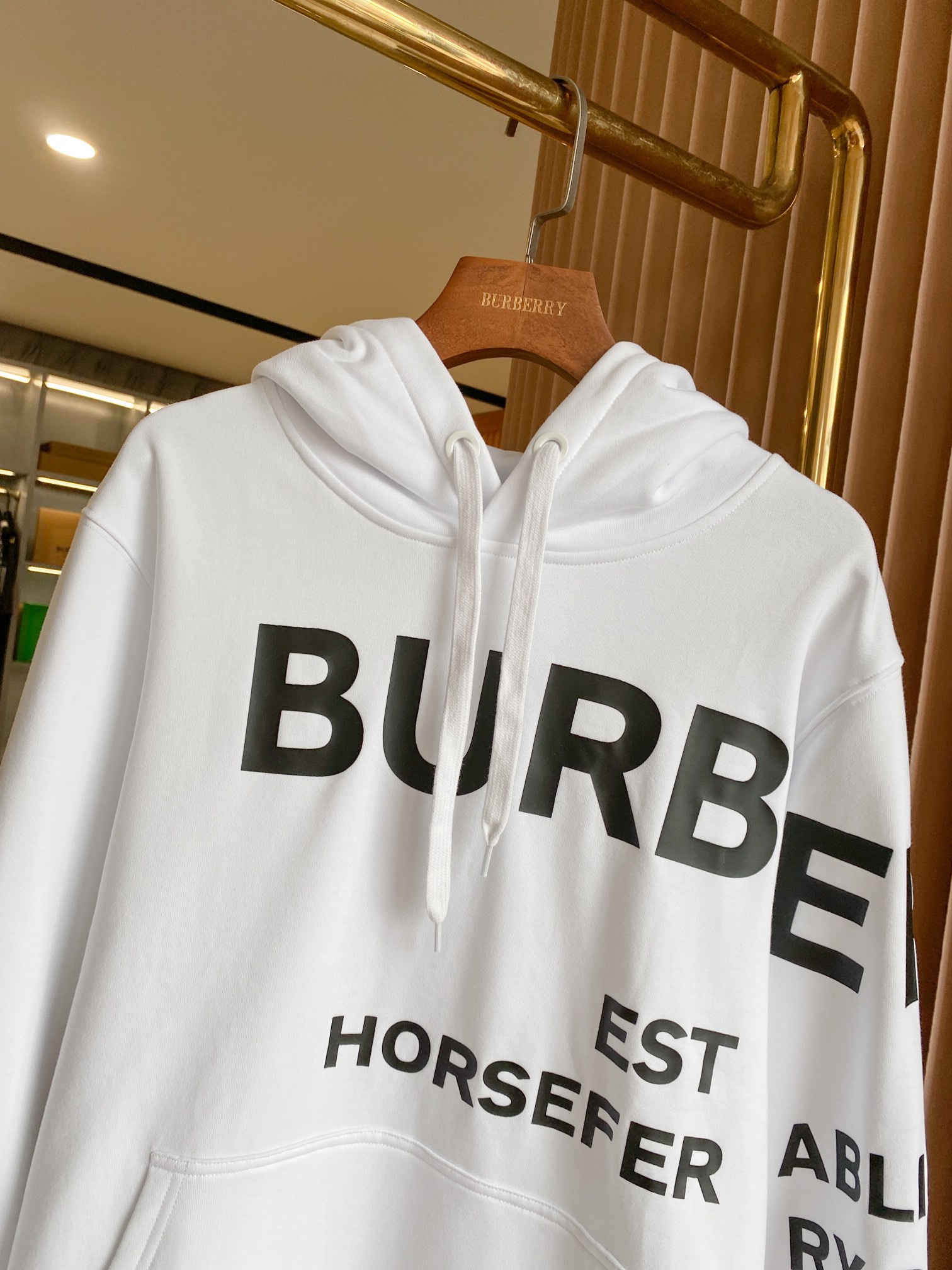 🅱️Horseferry 印花棉质宽松连帽卫衣