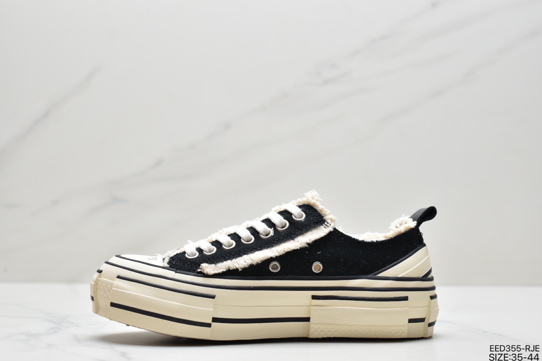 370 吴建豪个人新锐品牌xVESSEL G.O.P Mule Slip On 重工解构厚底软木