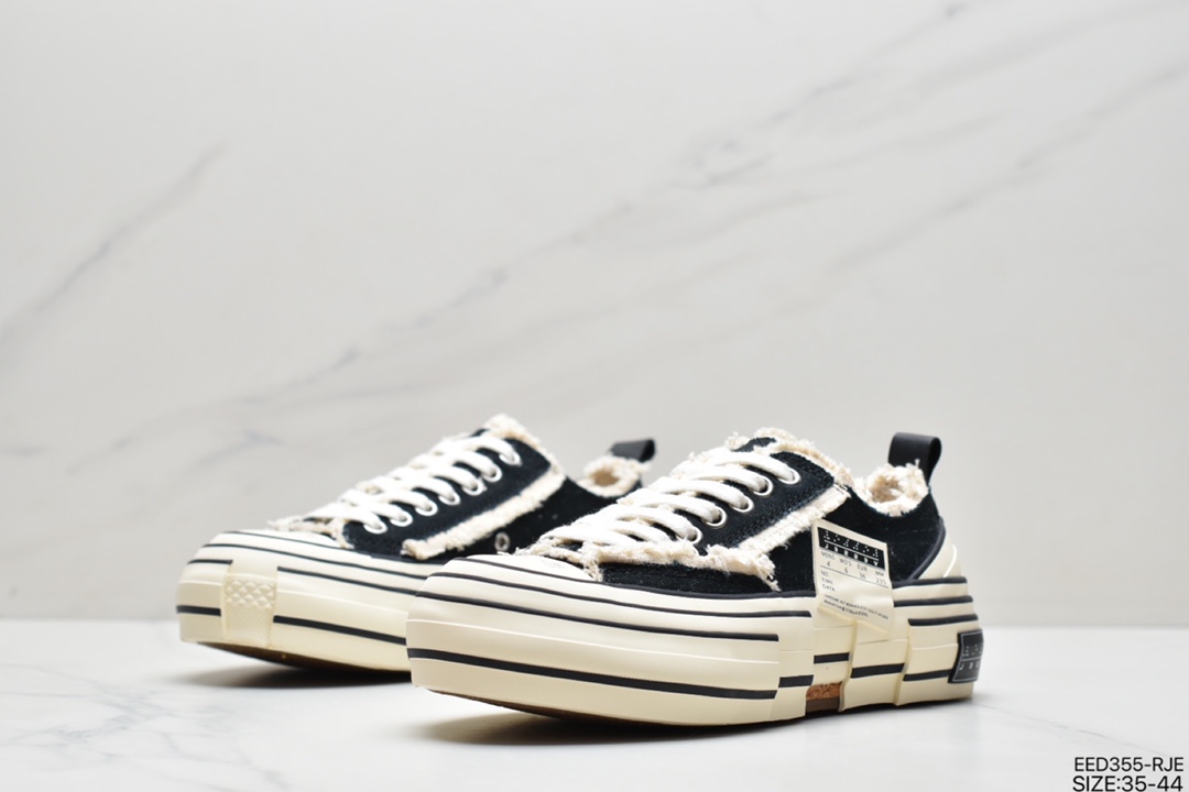 370 吴建豪个人新锐品牌xVESSEL G.O.P Mule Slip On 重工解构厚底软木