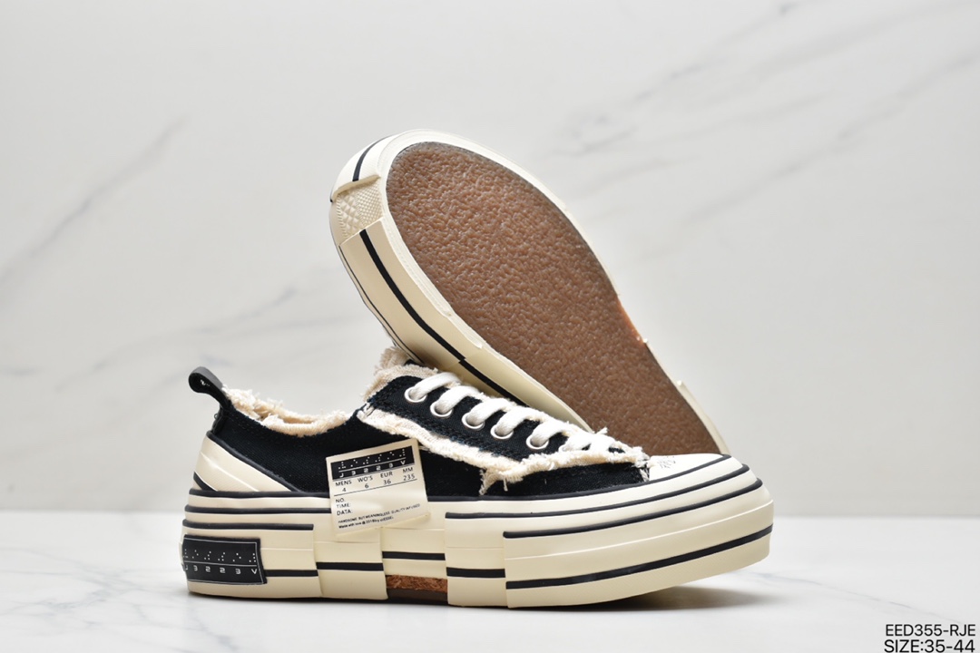 370 吴建豪个人新锐品牌xVESSEL G.O.P Mule Slip On 重工解构厚底软木