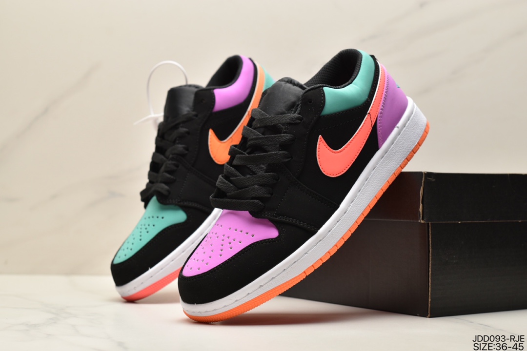 120 耐克NK Air Jordan 1 Low”Breathe/Triple White”AJ1乔丹一代低帮经典篮球鞋DC0774