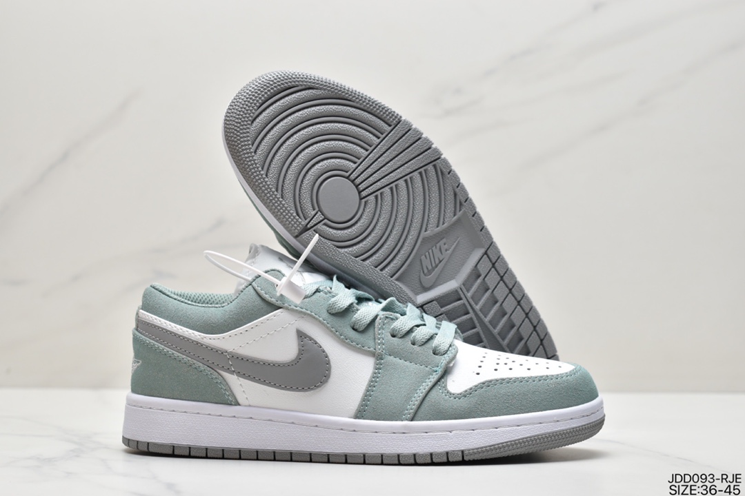 120 耐克NK Air Jordan 1 Low”Breathe/Triple White”AJ1乔丹一代低帮经典篮球鞋DC0774