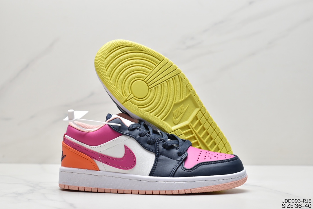 120 耐克NK Air Jordan 1 Low”Breathe/Triple White”AJ1乔丹一代低帮经典篮球鞋DC0774