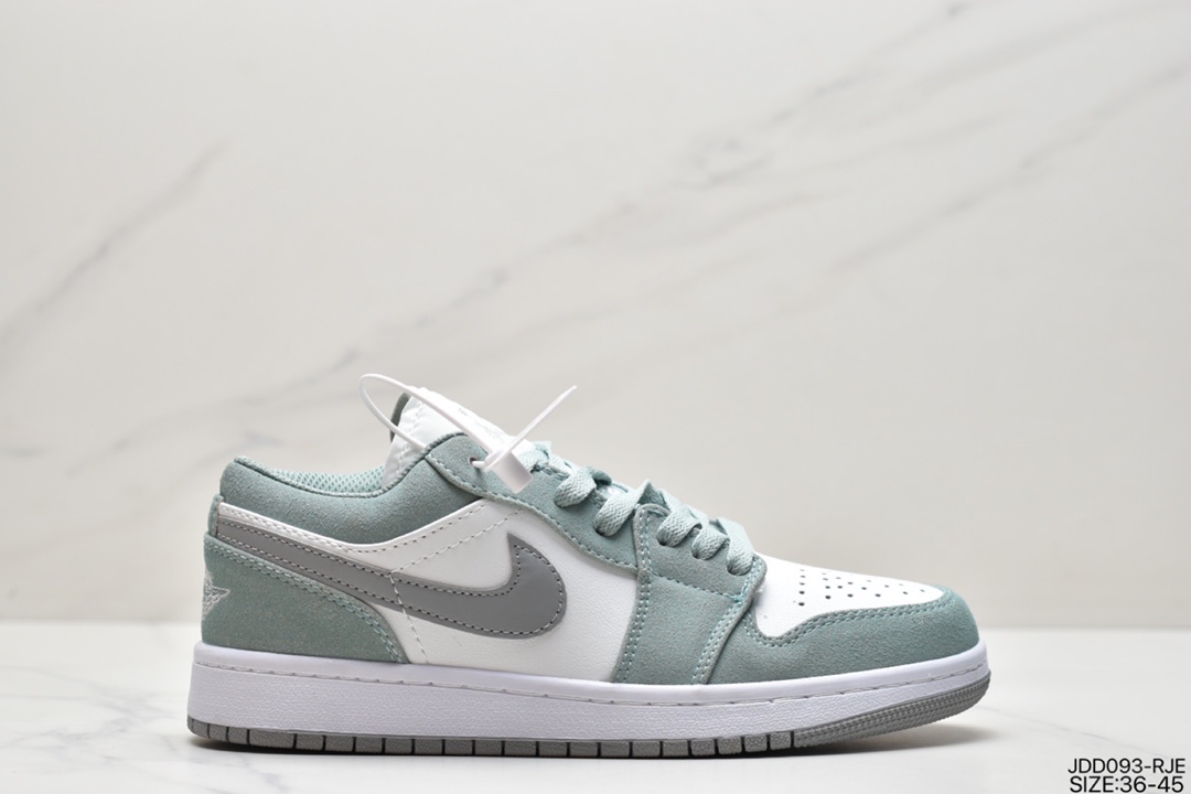 120 耐克NK Air Jordan 1 Low”Breathe/Triple White”AJ1乔丹一代低帮经典篮球鞋DC0774