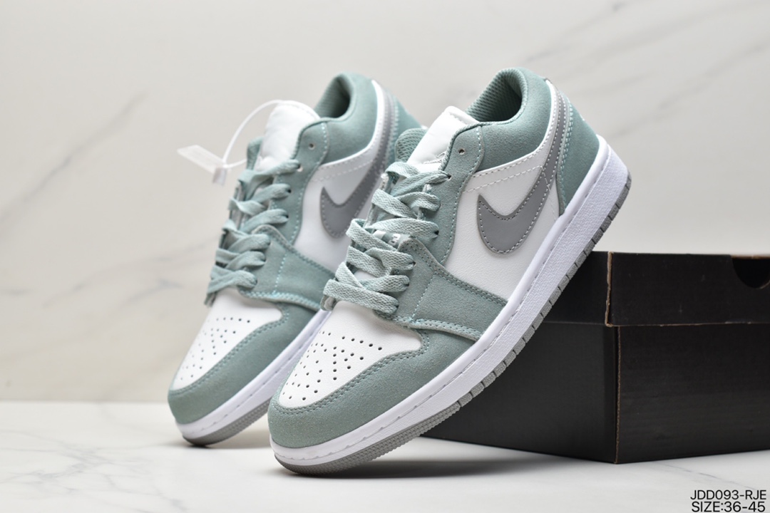 120 耐克NK Air Jordan 1 Low”Breathe/Triple White”AJ1乔丹一代低帮经典篮球鞋DC0774