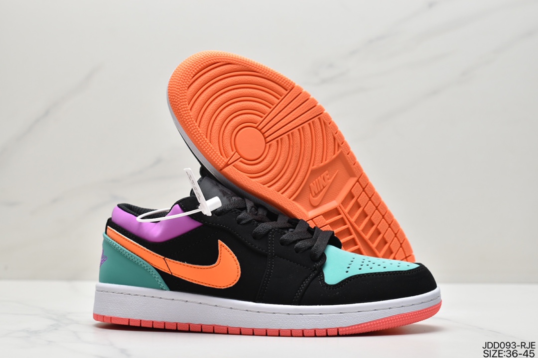 120 耐克NK Air Jordan 1 Low”Breathe/Triple White”AJ1乔丹一代低帮经典篮球鞋DC0774