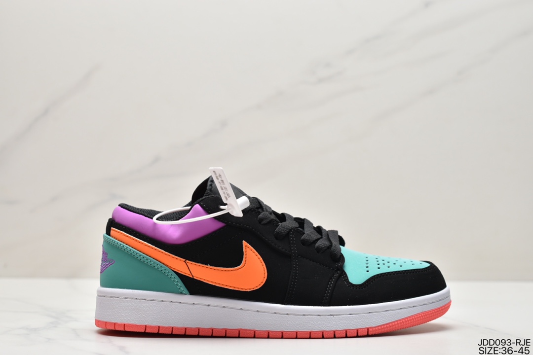120 耐克NK Air Jordan 1 Low”Breathe/Triple White”AJ1乔丹一代低帮经典篮球鞋DC0774
