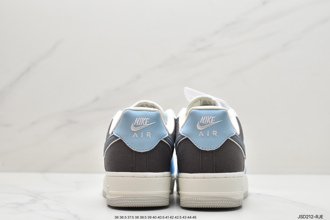 200 耐克Nike Air Force1 空军一号 白蓝低帮休闲板鞋DX2675-100