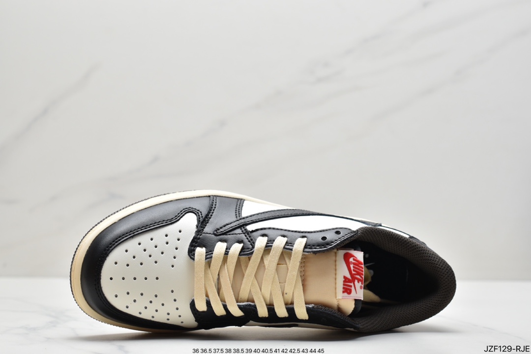 145 Travis Scott x Air Jordan AJ1 Low QX 倒钩TS联名低帮板鞋