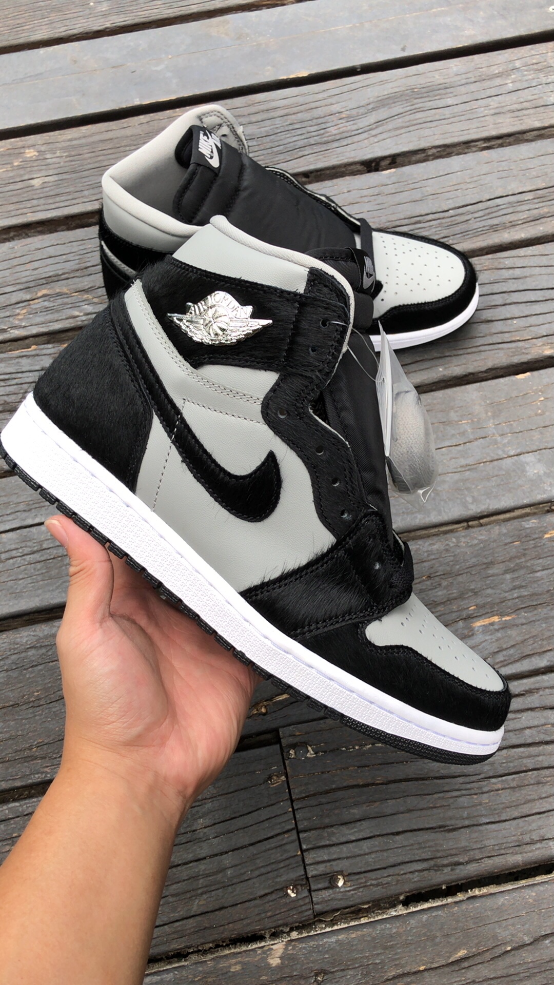 aj1熊猫2.0黑白高帮头层皮料️中秋福利一波尺码40-47.5特价店主推荐款