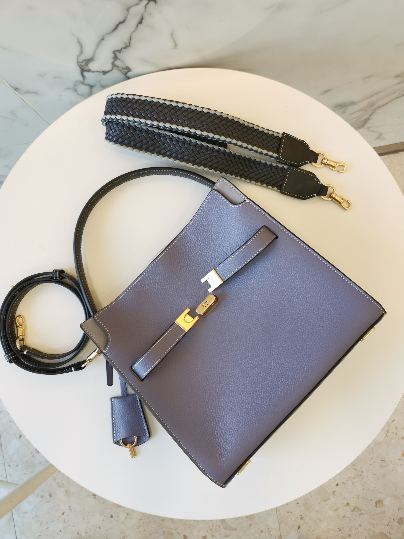 Tory Burch ～ 334荔枝纹TORY BURCH 汤丽柏琦 Lee Radziwill 多层手袋