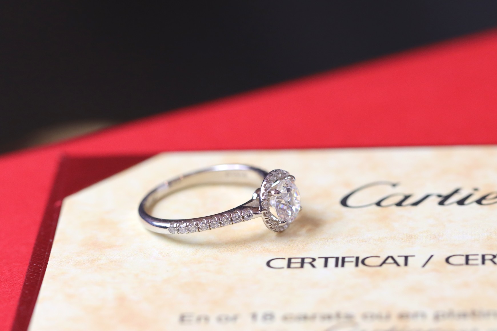 Cartier Cartier卡地亚 Destinee 圆钻戒指