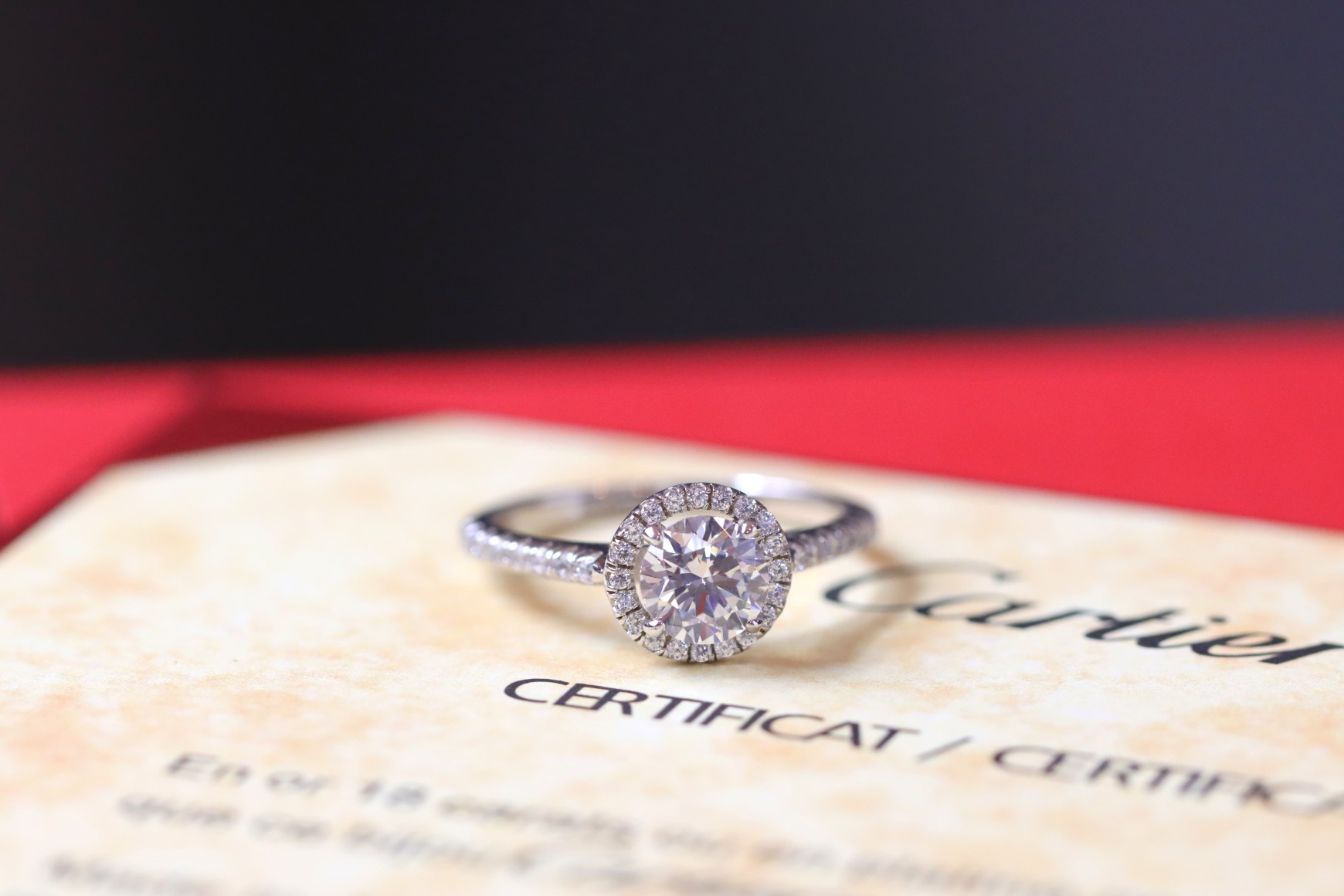 Cartier Cartier卡地亚 Destinee 圆钻戒指