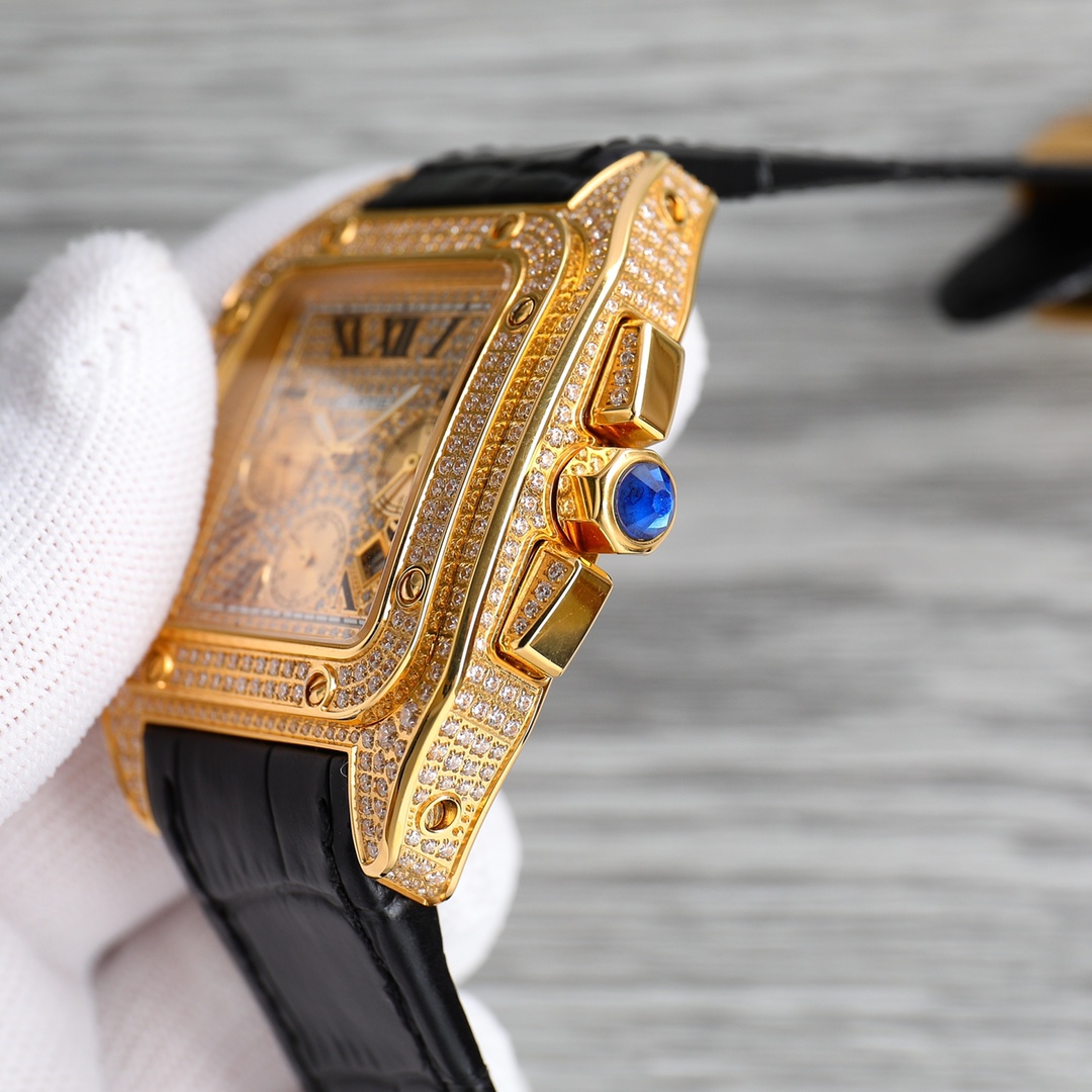 经典新款推出 卡地亚 CARTIER 🎮AF1 山度士腕表 WM509018