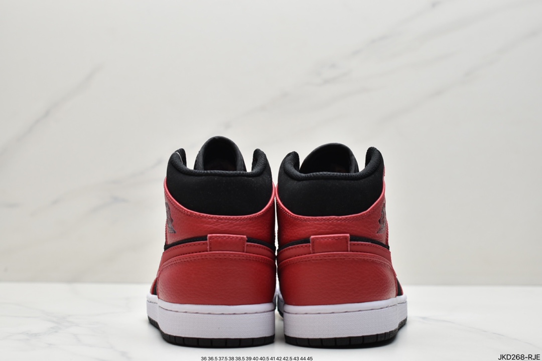 160 Air Jordan 1 Mid “Light Smoke Grey”烟灰 AJ1 乔1 中帮百搭休闲运动板鞋554724-092
