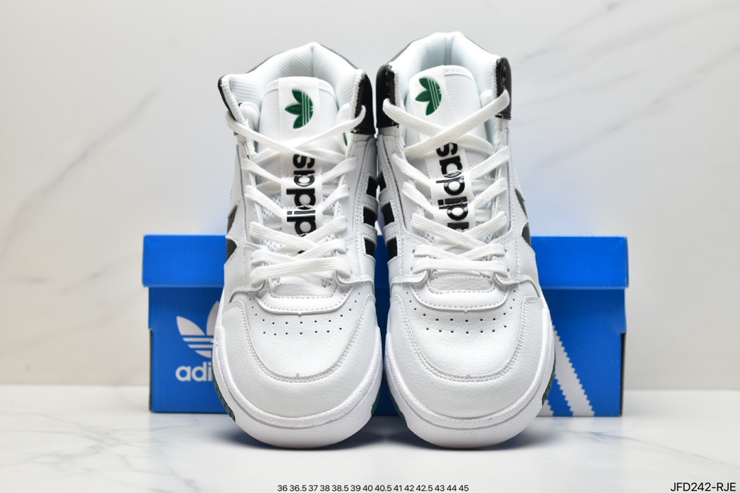 Overseas channel version with original box and original label Adidas Drop Step clover officially launched simultaneously FW2037